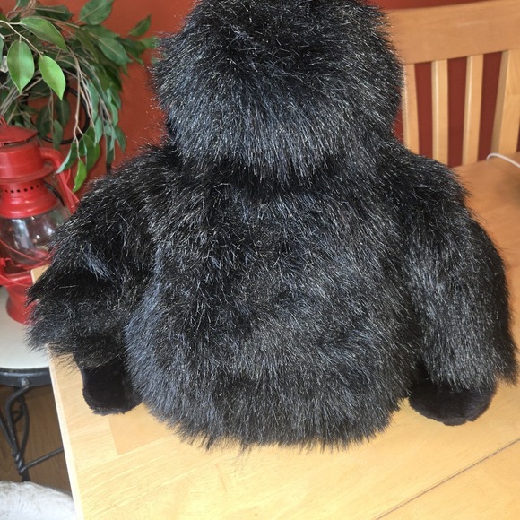 Black Gorilla Sitting 12" Plushie‎ Stuff Animal - Picture 4 of 8